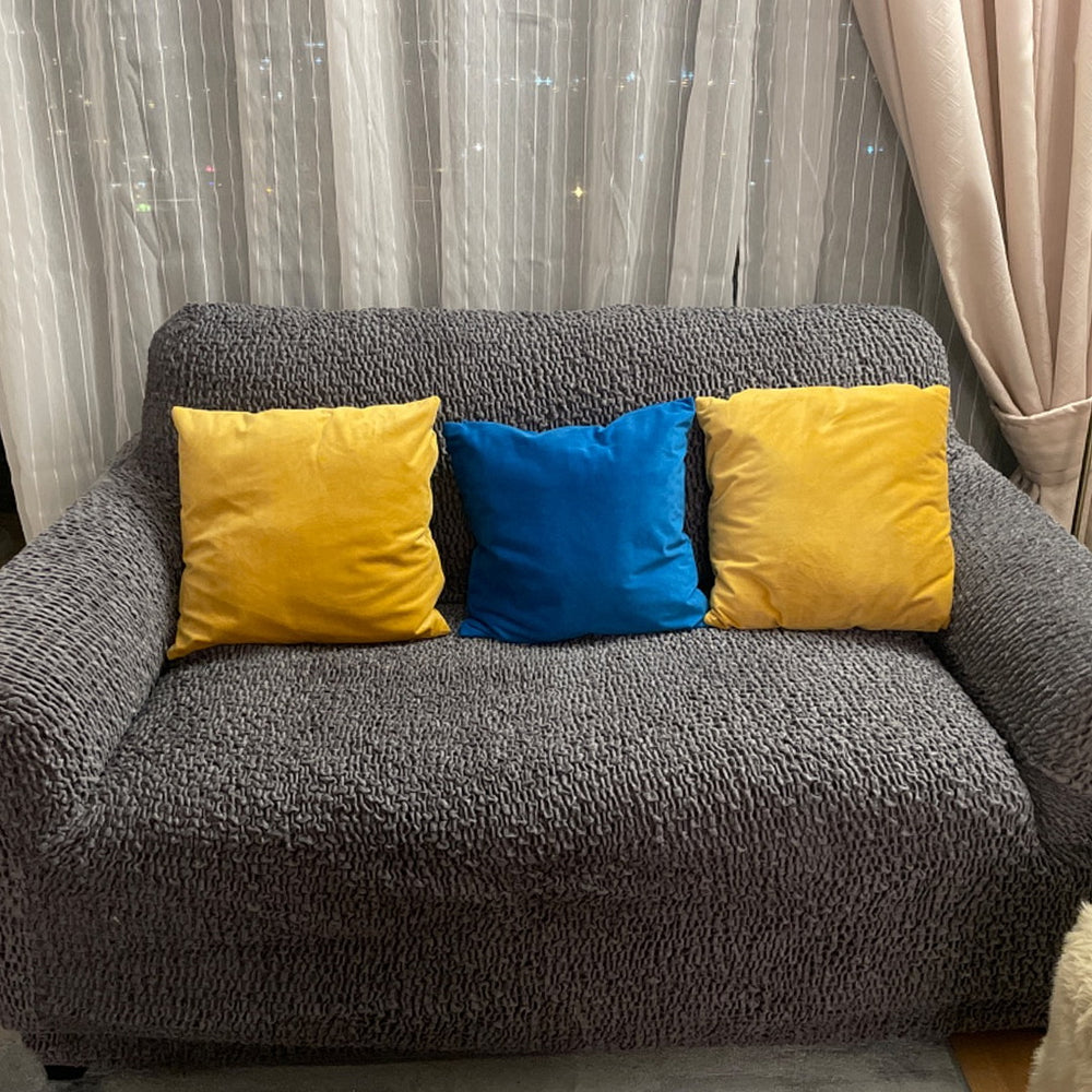 Velvet - Funda Sofa 2 cuerpos Graphite