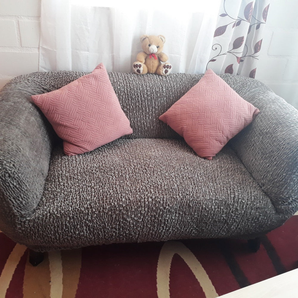 Velvet - Funda Sofa 2 cuerpos Brown