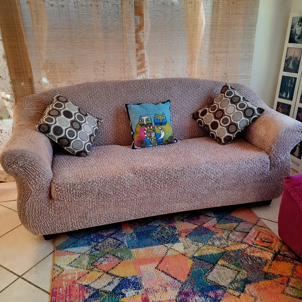 Velvet - Funda Sofa 3 cuerpos Capuccino