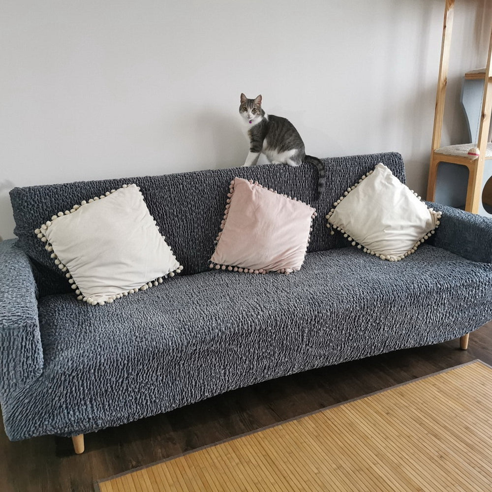 Velvet - Funda Sofa 3 cuerpos Graphite
