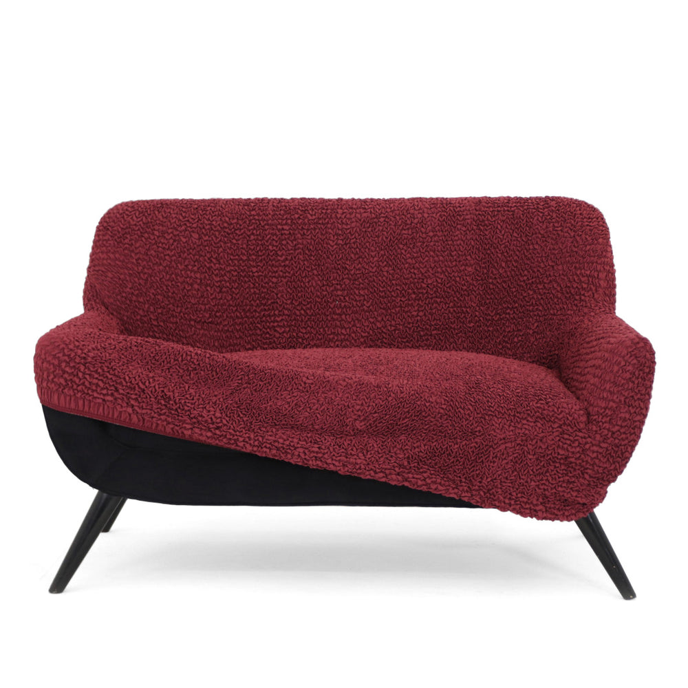 Microfibra - Funda Sofa 2 cuerpos Bordeaux
