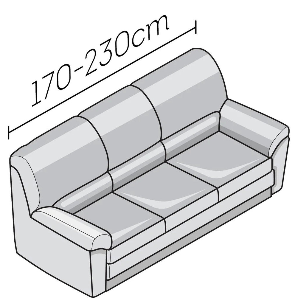 Printed Microfibra - Funda Sofa 3 cuerpos Balsamic