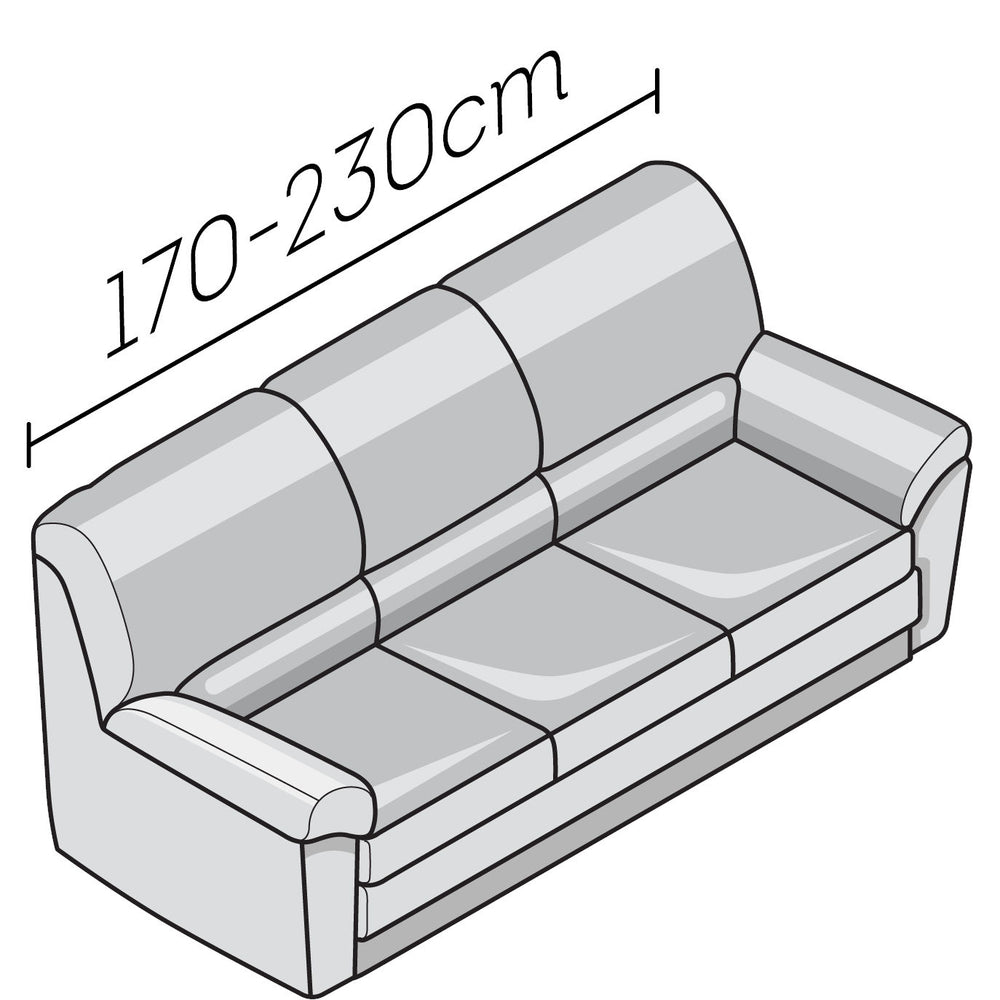 Microfibra - Funda Sofa 3 cuerpos Blue