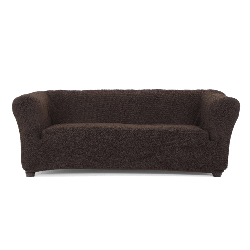 Microfibra - Funda Sofa 3 cuerpos Dark Chocolate
