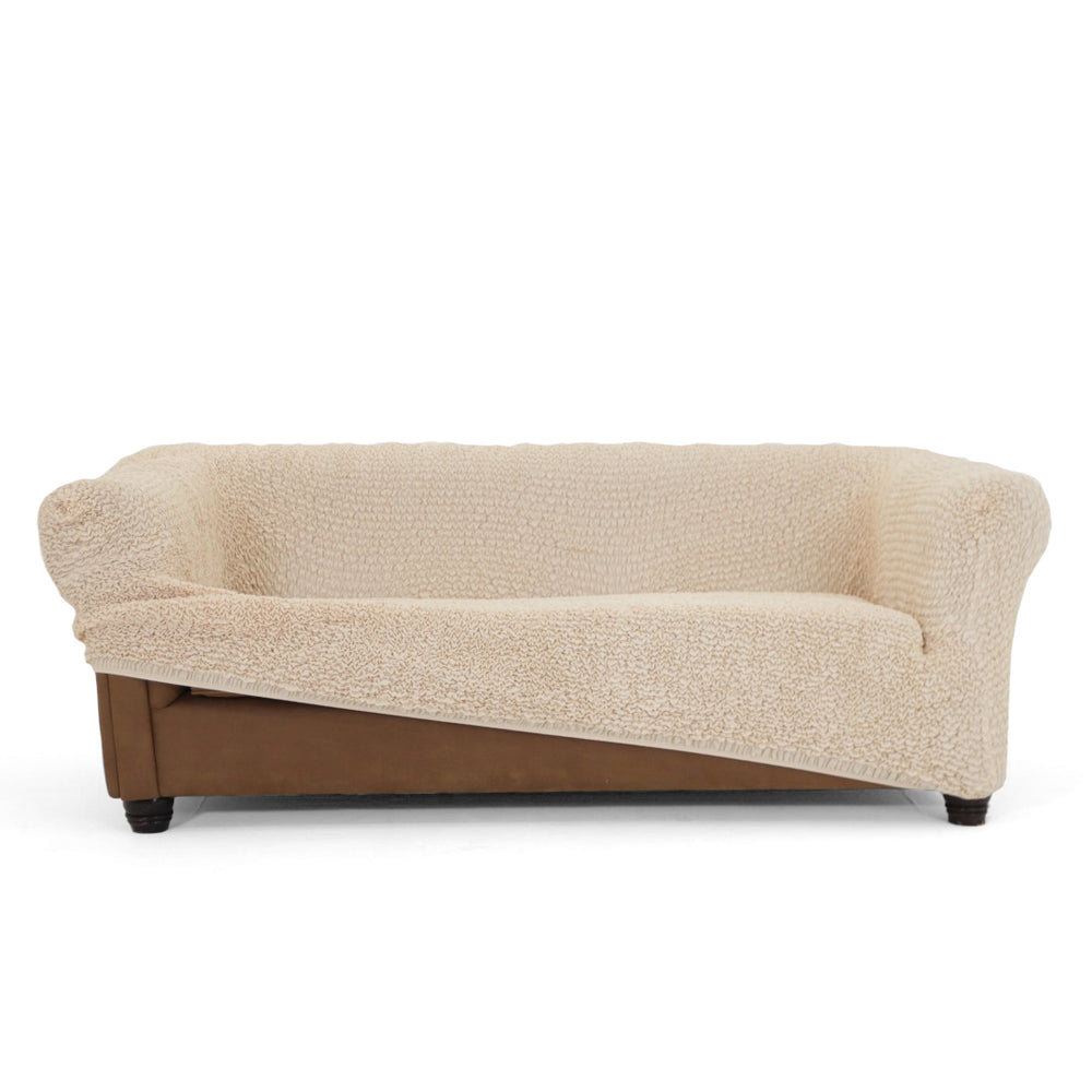 Microfibra - Funda Sofa 3 cuerpos Vanilla