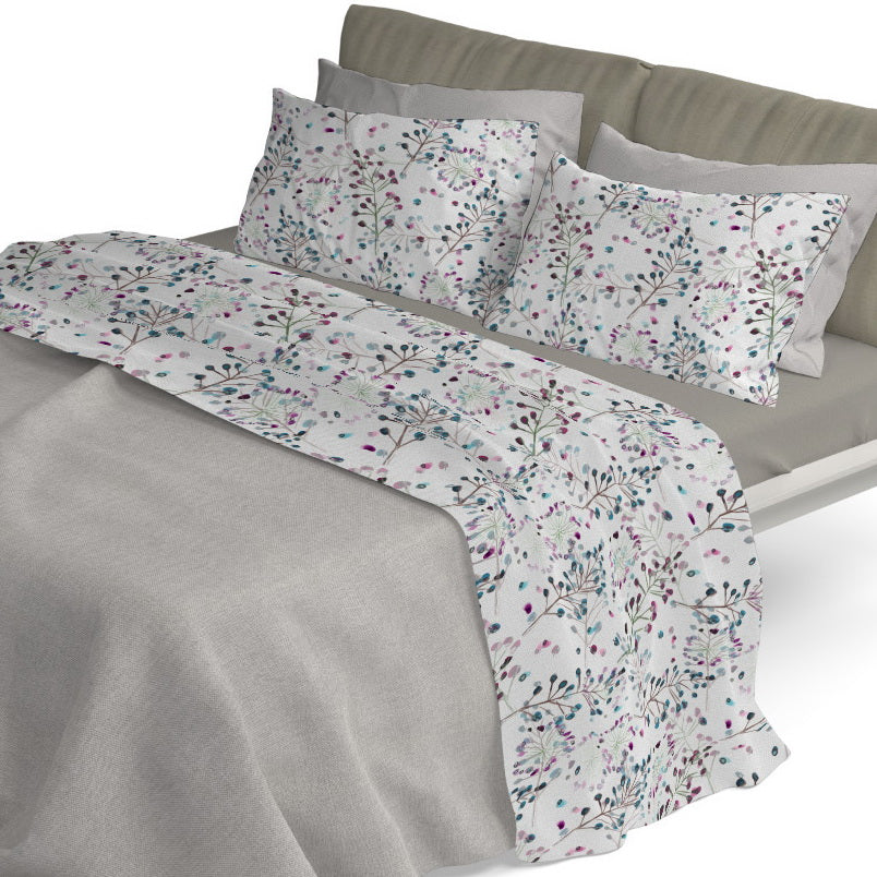 Sábanas Mondo di fantasia flor 2 plazas