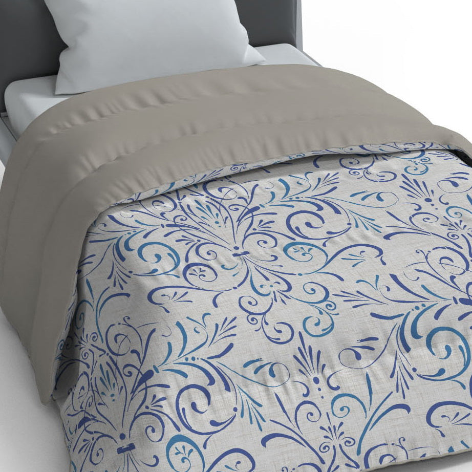 Plumón quilt de invierno Mondo di fantasia ornatotex 1 plaza/1,5 plazas