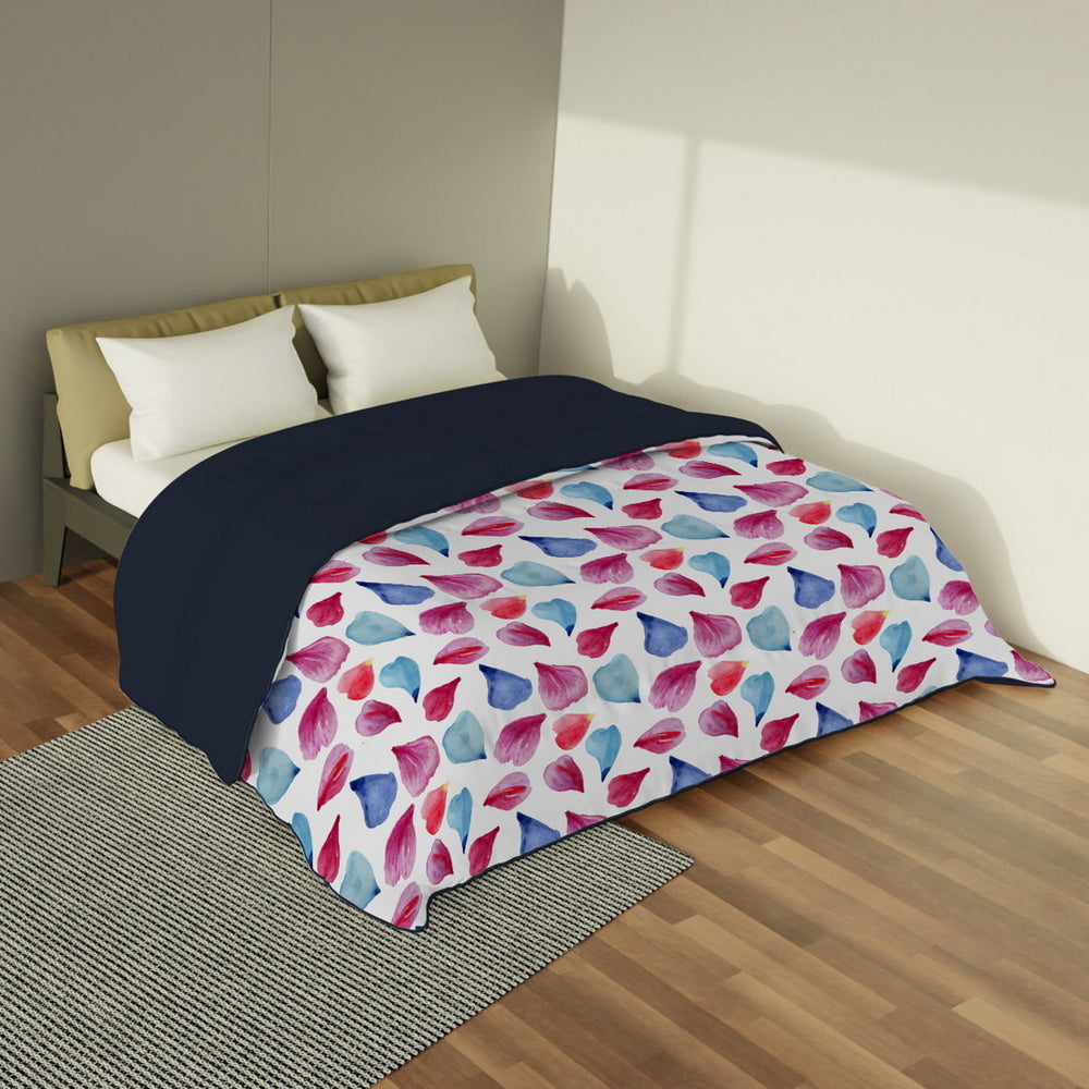 Plumón quilt de invierno Mondo di fantasia petali 2 plazas/King