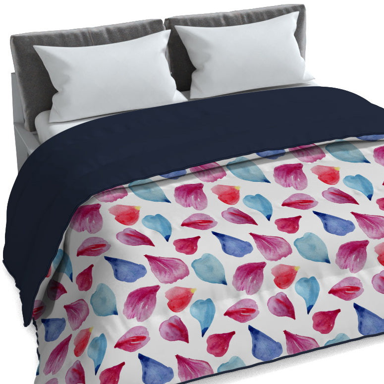 Plumón quilt de invierno Mondo di fantasia petali 2 plazas/King