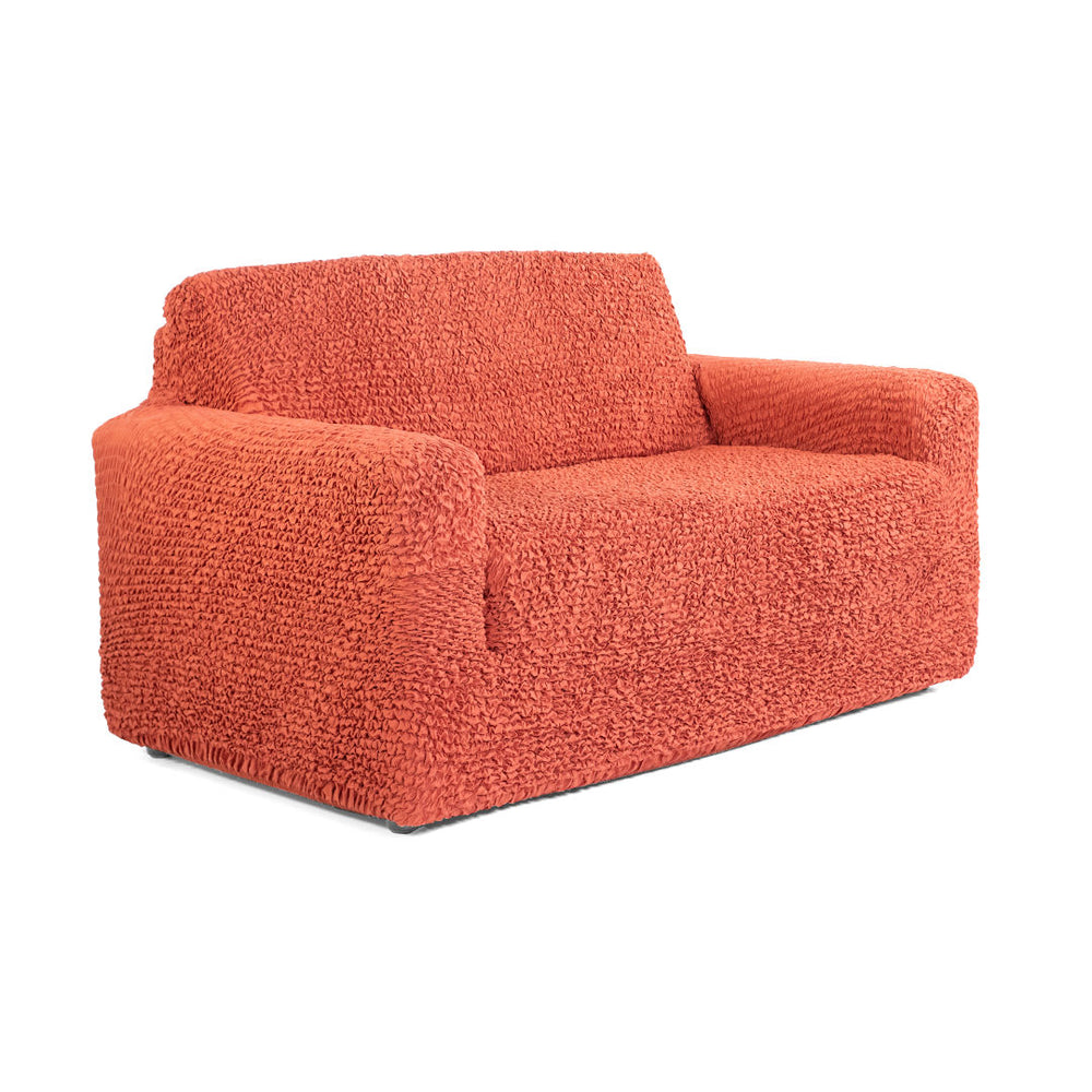 Microfibra - Funda Sofa 2 cuerpos Terracota