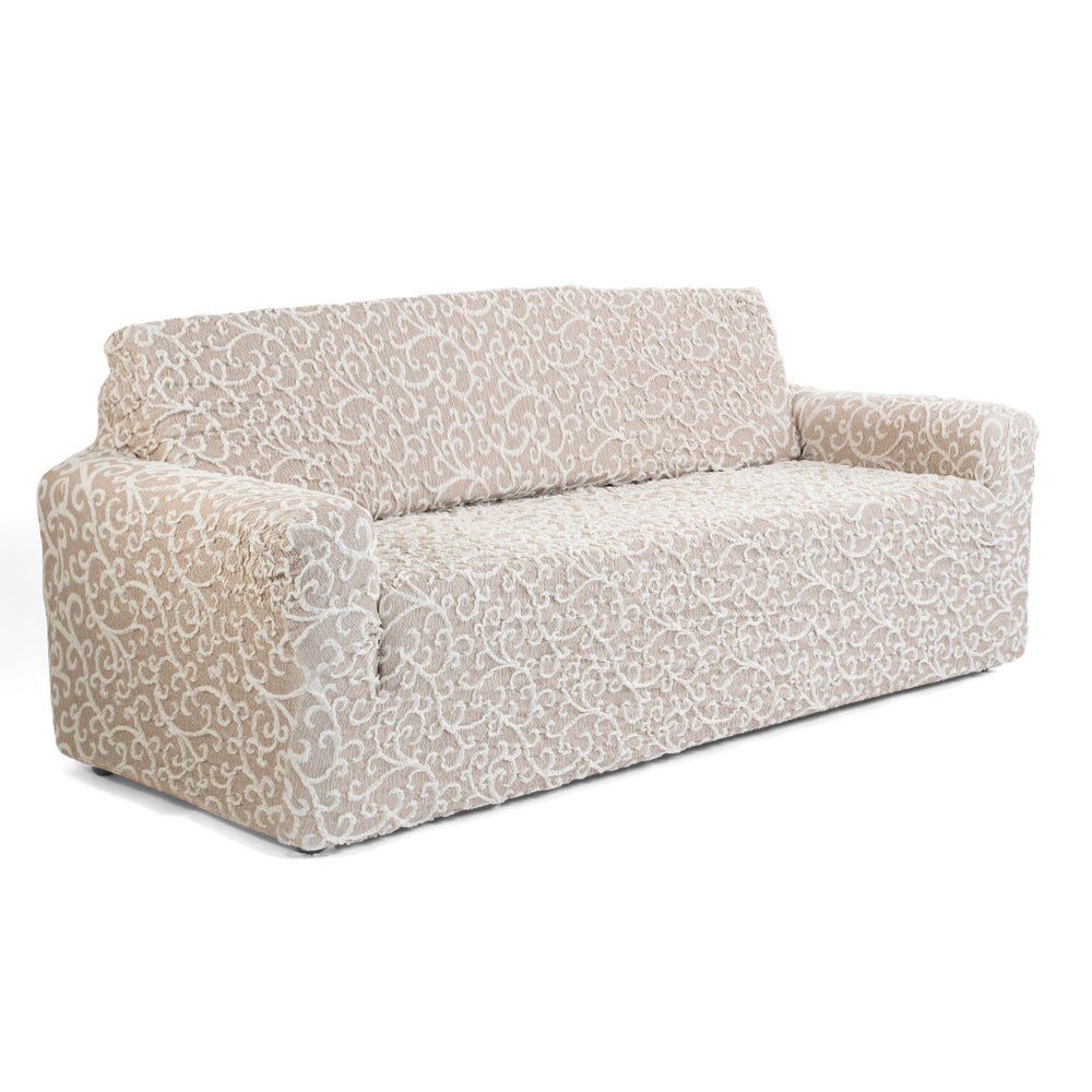 Jacquard 3D - Funda Sofa 3 cuerpos Arabesco