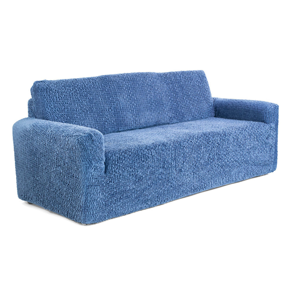 Velvet - Funda Sofa 3 cuerpos Blue