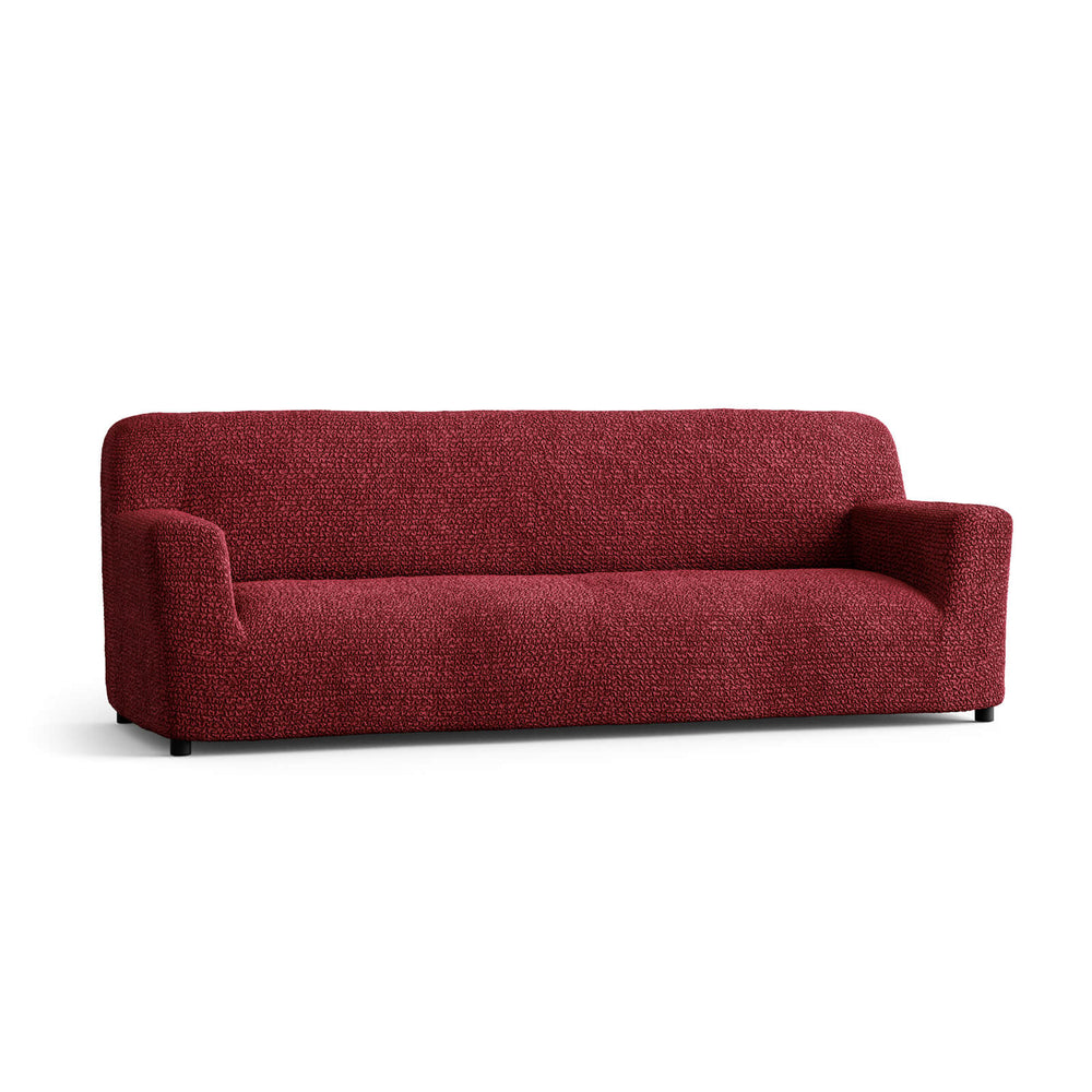 Microfibra - Funda Sofa 4 cuerpos Bordeaux