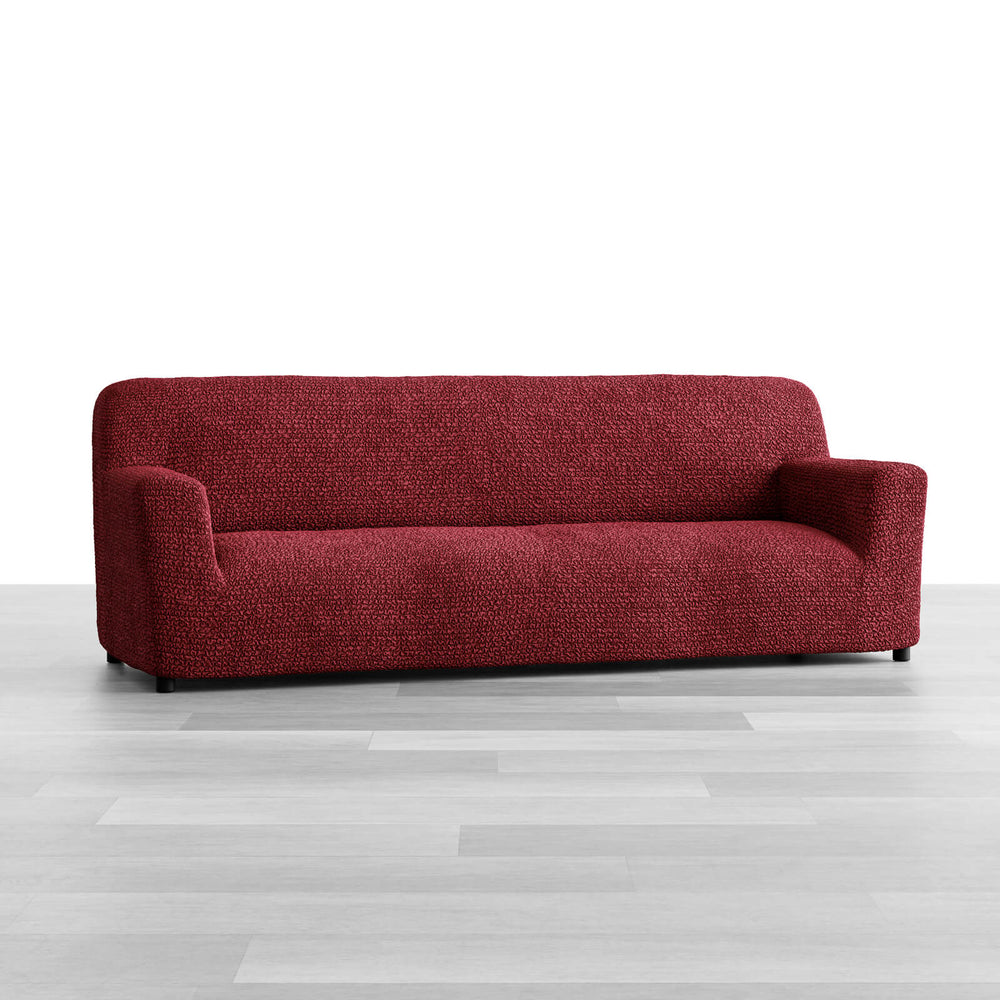 Microfibra - Funda Sofa 4 cuerpos Bordeaux