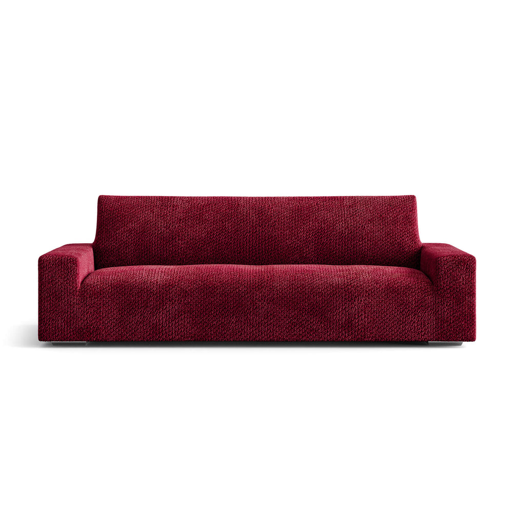 Velvet - Funda Sofa 4 cuerpos Bordeaux