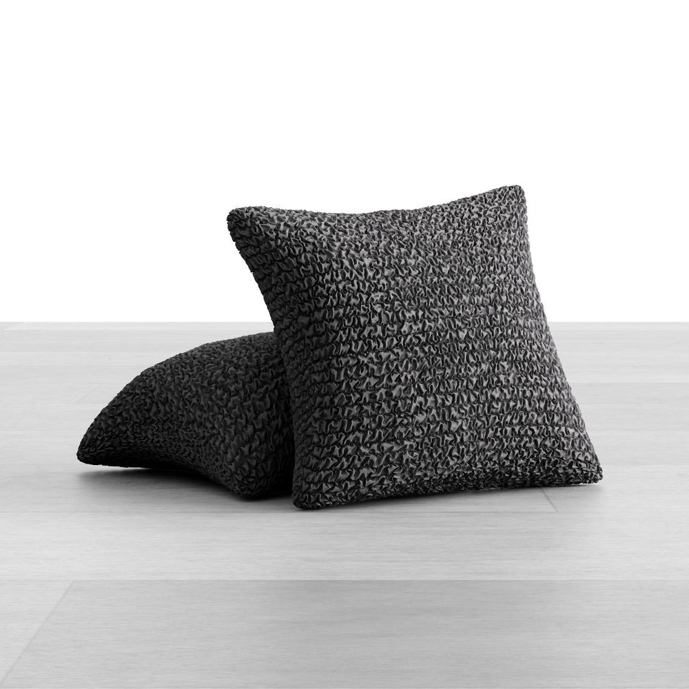 Microfibra - 2 Fundas Cojines Charcoal