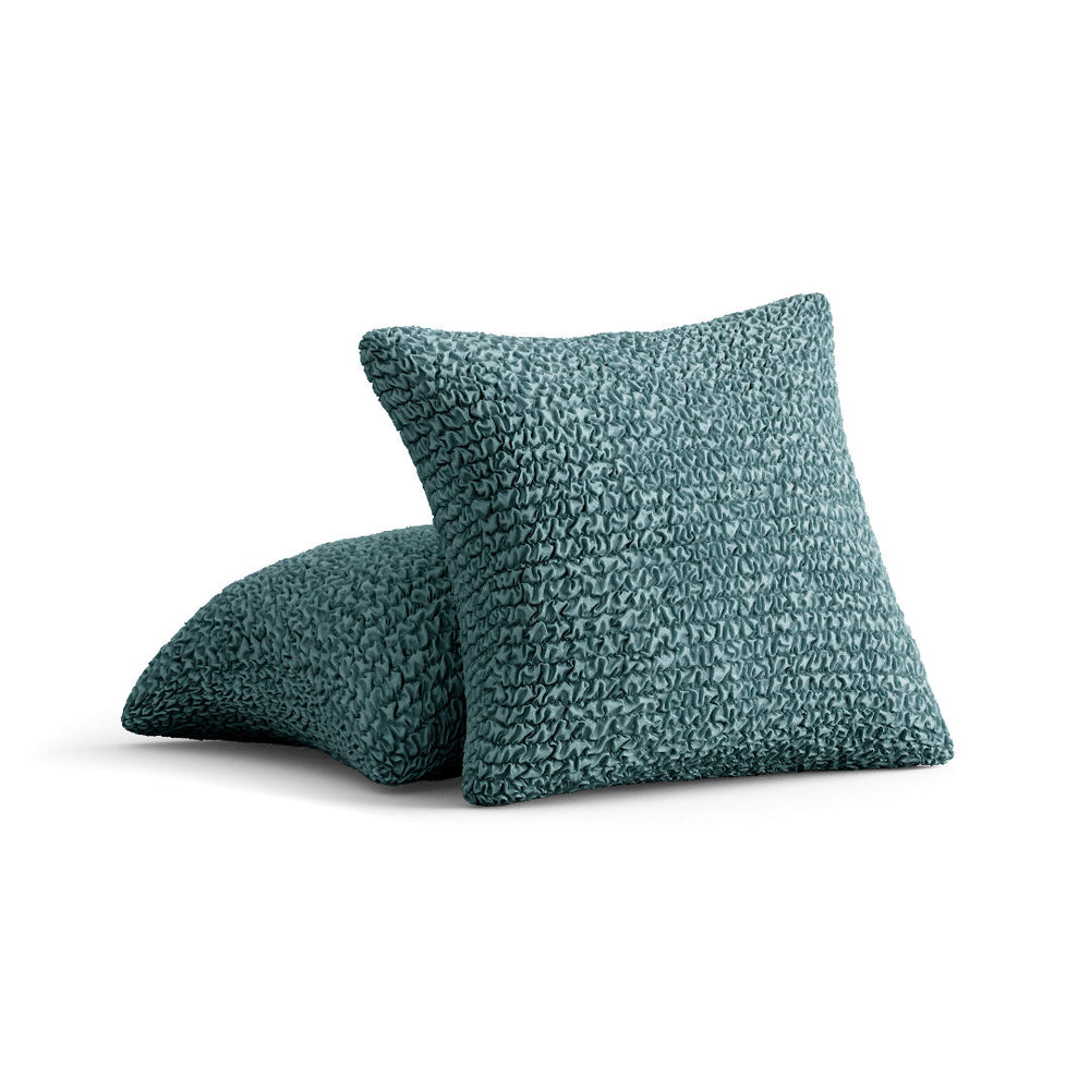 Microfibra - 2 Fundas Cojines Green Emerald