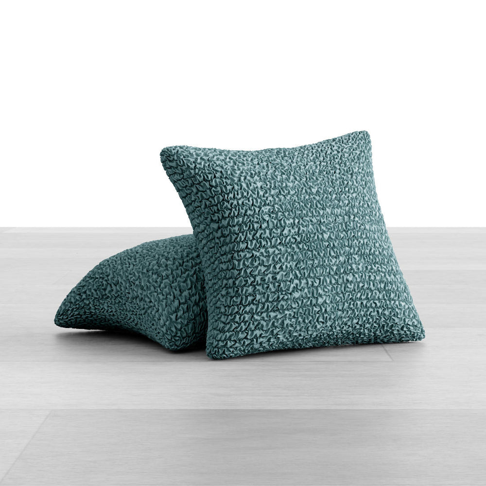 Microfibra - 2 Fundas Cojines Green Emerald