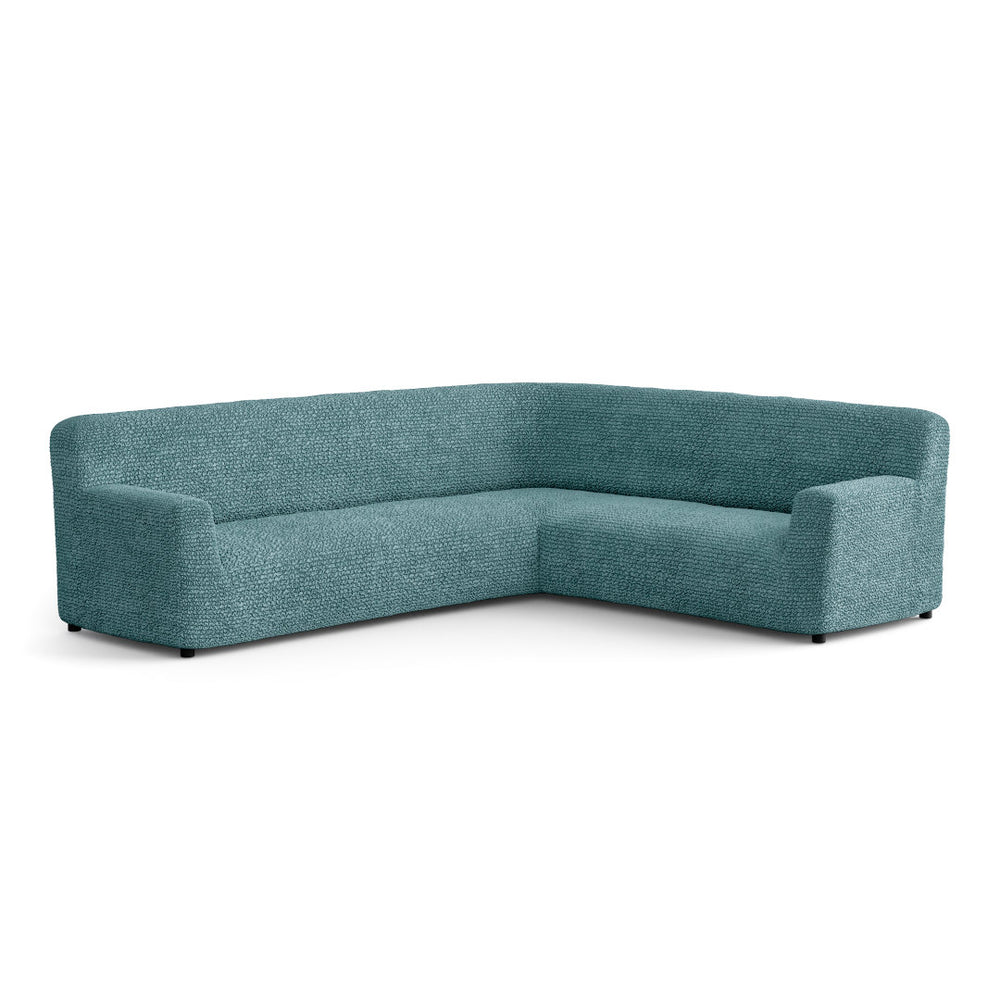 Microfibra - Funda Sofa Esquinero Green Emerald