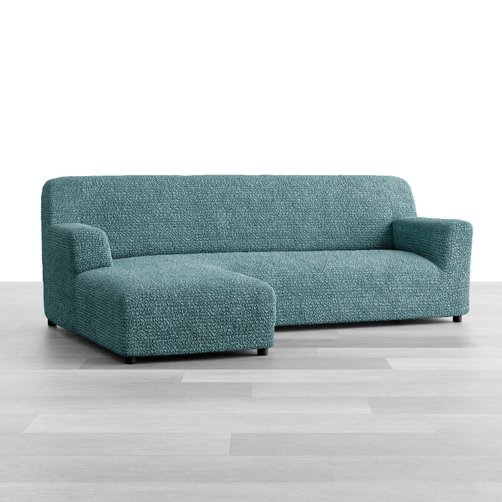 Microfibra - Funda Sofa L Izquierdo Green Emerald