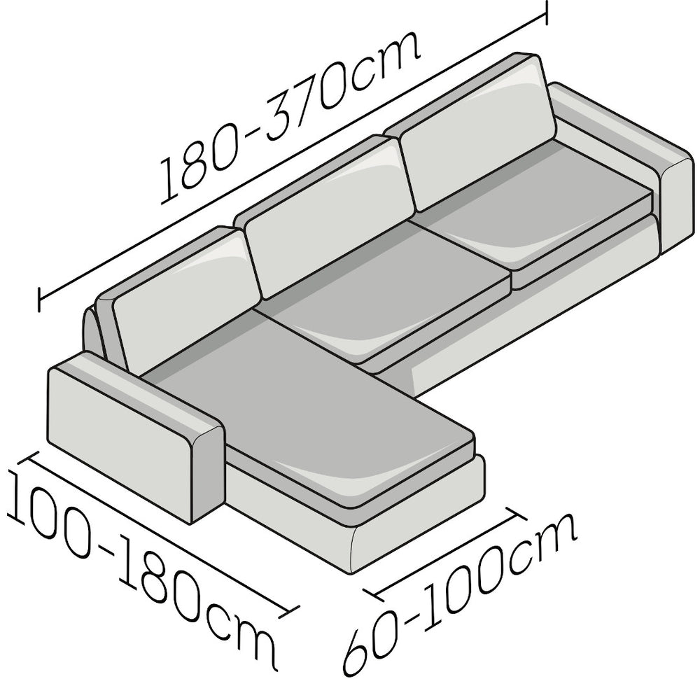Microfibra - Funda Sofa L Izquierdo Capuccino
