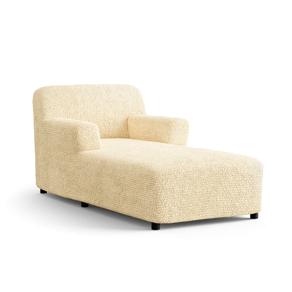 Microfibra - Funda Chaise Lounge Vanilla