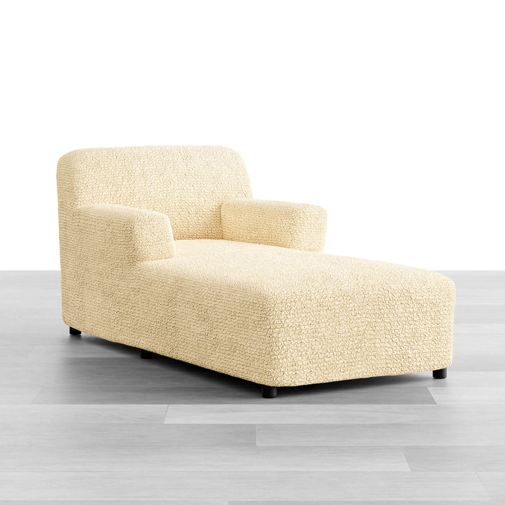 Microfibra - Funda Chaise Lounge Vanilla