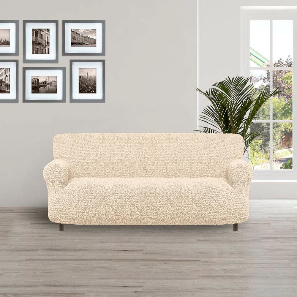 Microfibra - Funda Sofa 3 cuerpos Vanilla