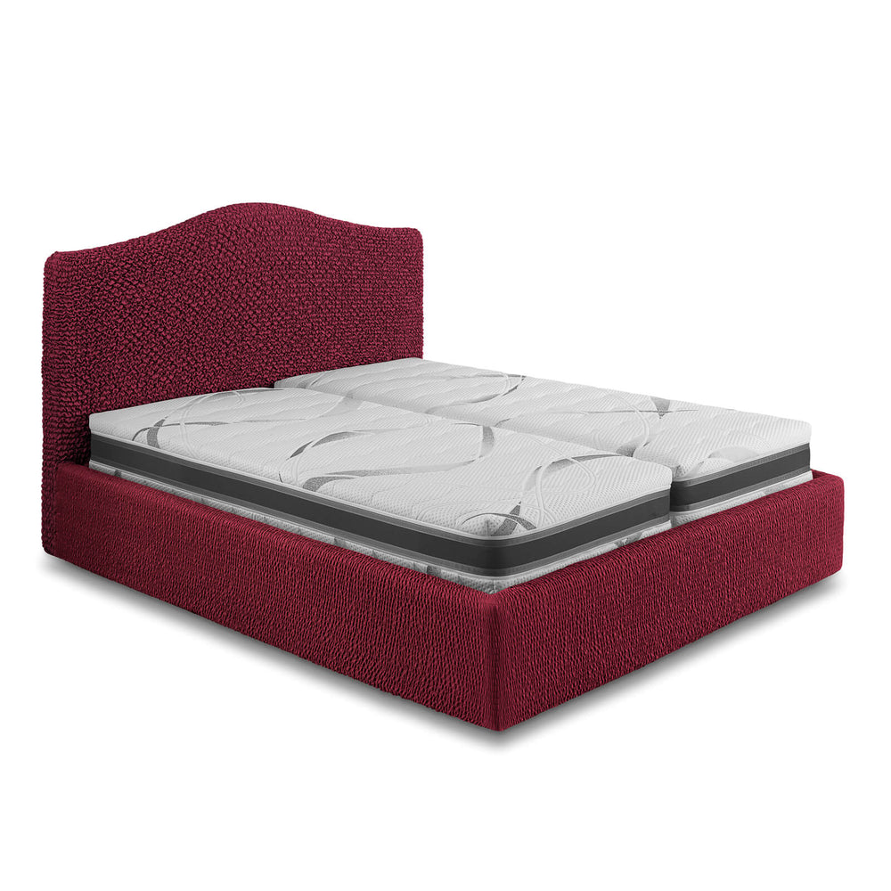 Microfibra - Funda Cama King Bordeaux