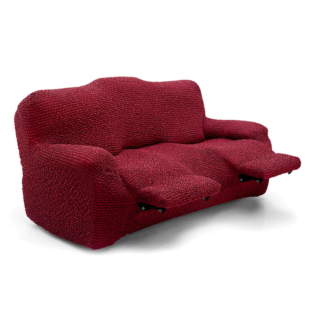 Microfibra - Funda Berger 3 cuerpos Bordeaux