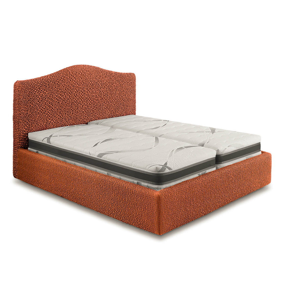 Microfibra - Funda Cama 2 Plazas Terracota