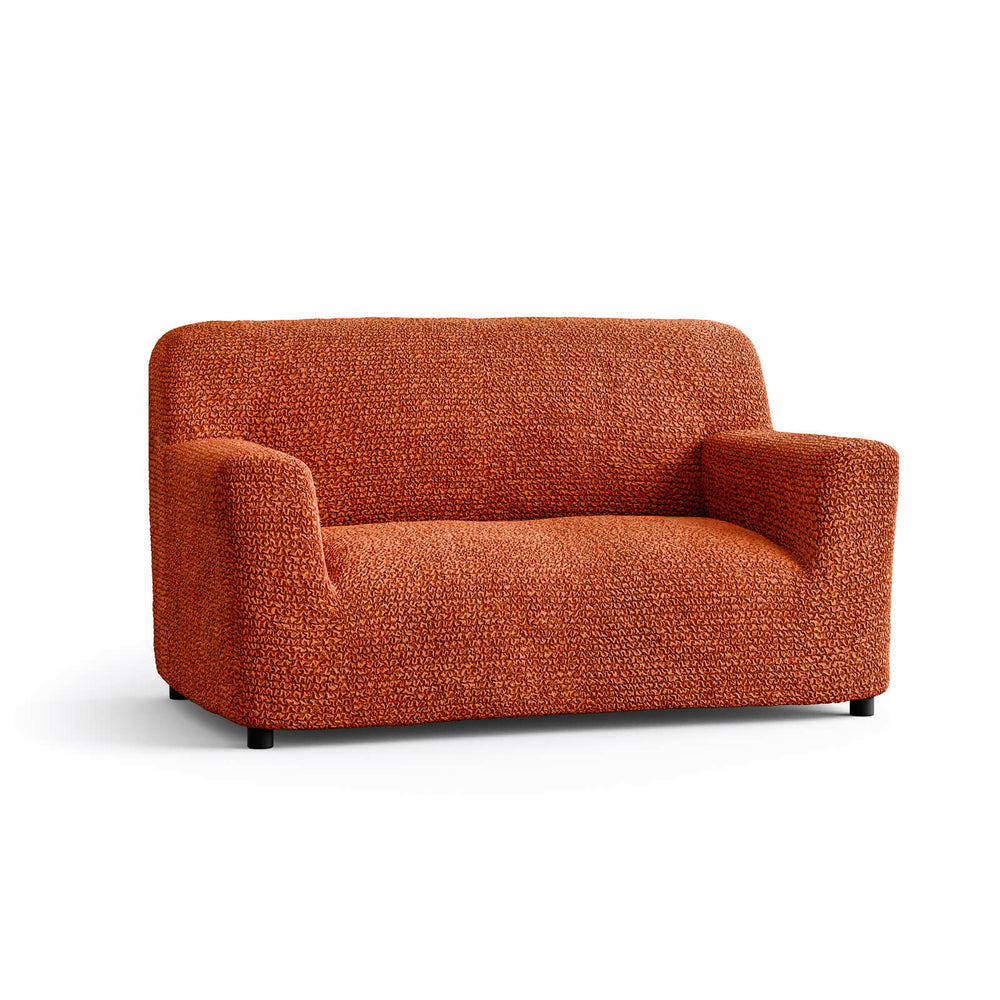 Microfibra - Funda Sofa 2 cuerpos Terracota