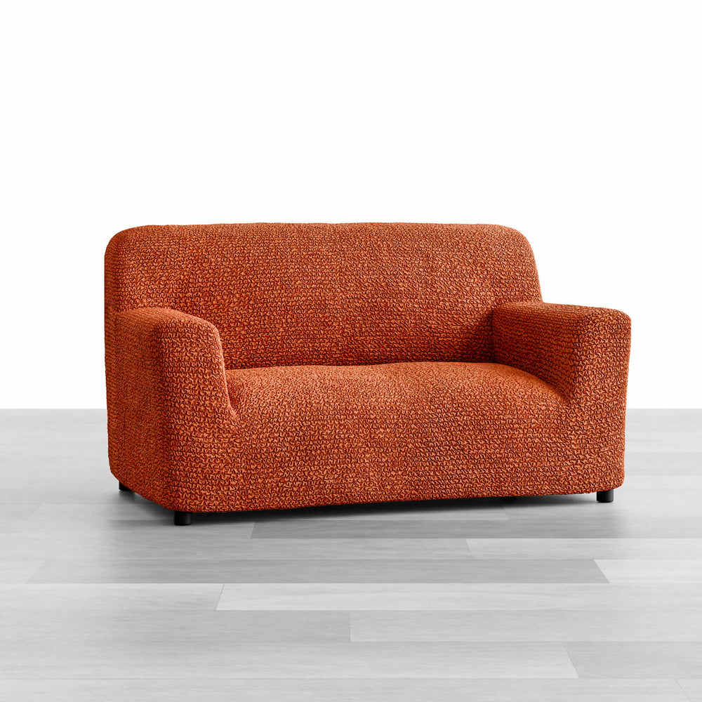 Microfibra - Funda Sofa 2 cuerpos Terracota
