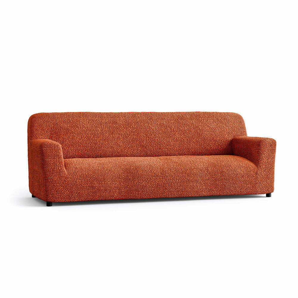 Microfibra - Funda Sofa 4 cuerpos Terracota
