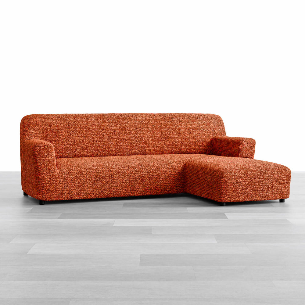 Microfibra - Funda Sofa L Derecho Terracota
