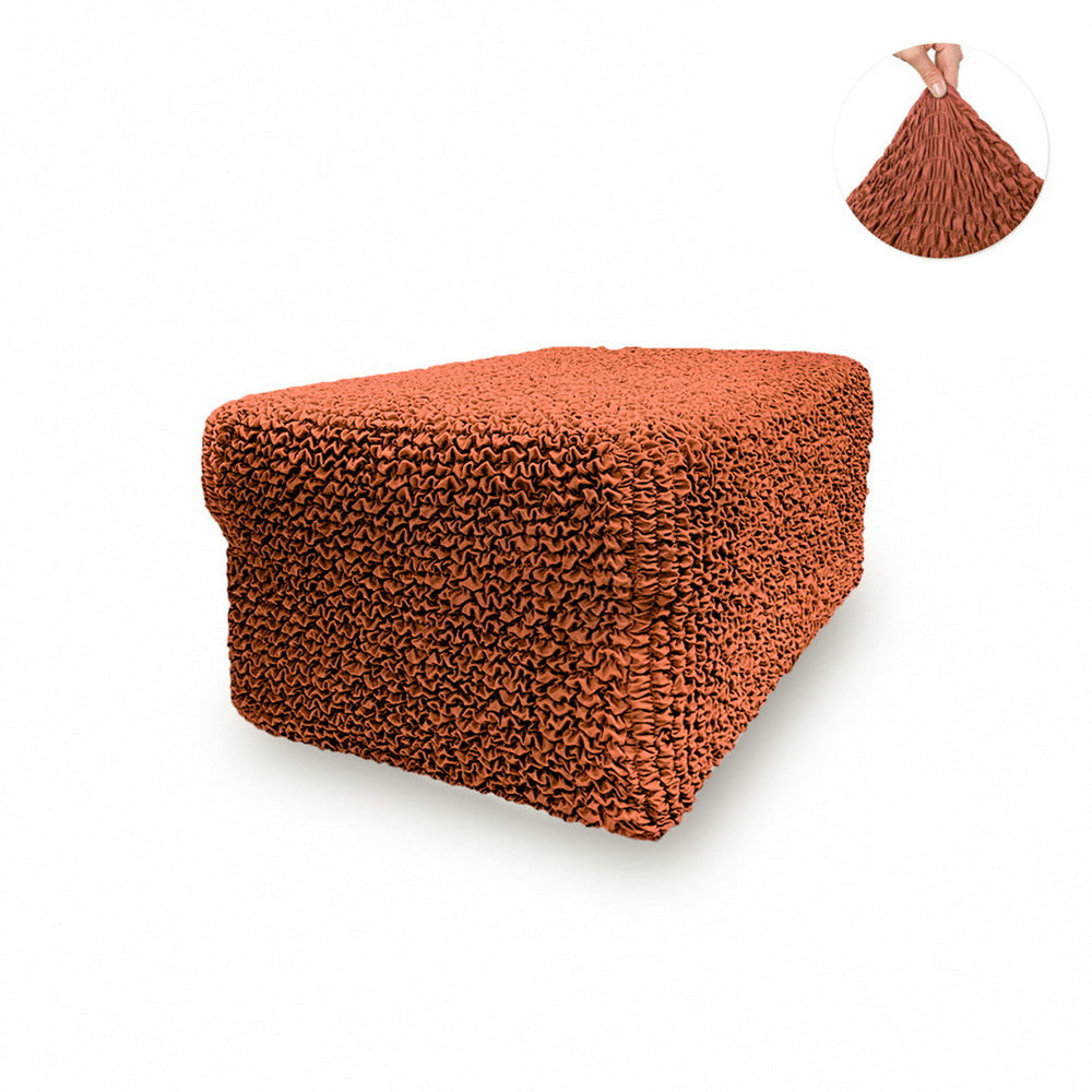 Microfibra - Funda Ottomana Terracota