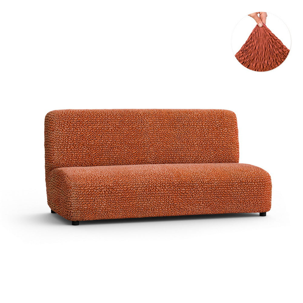 Microfibra - Funda Futon Terracota
