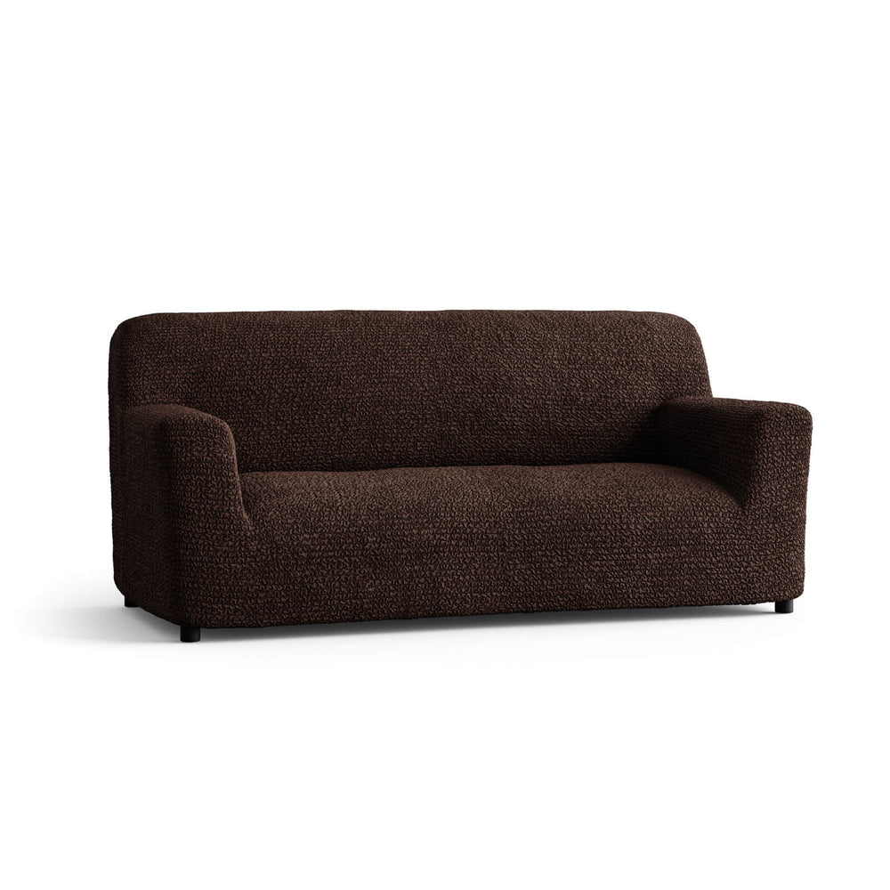 Microfibra - Funda Sofa 3 cuerpos Dark Chocolate