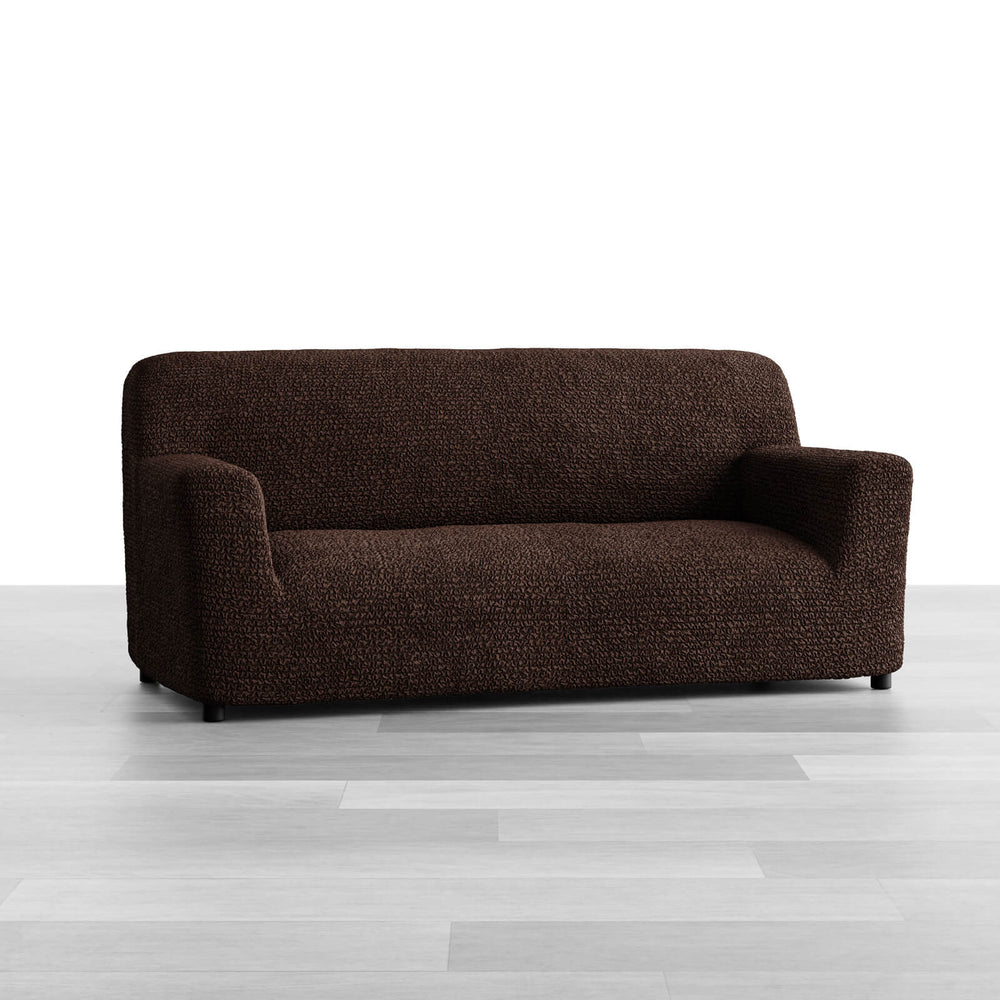 Microfibra - Funda Sofa 3 cuerpos Dark Chocolate