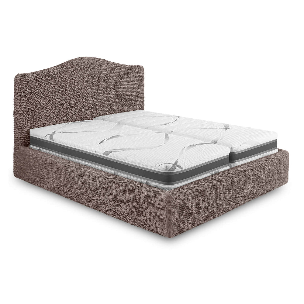 Microfibra - Funda Cama 2 Plazas Capuccino