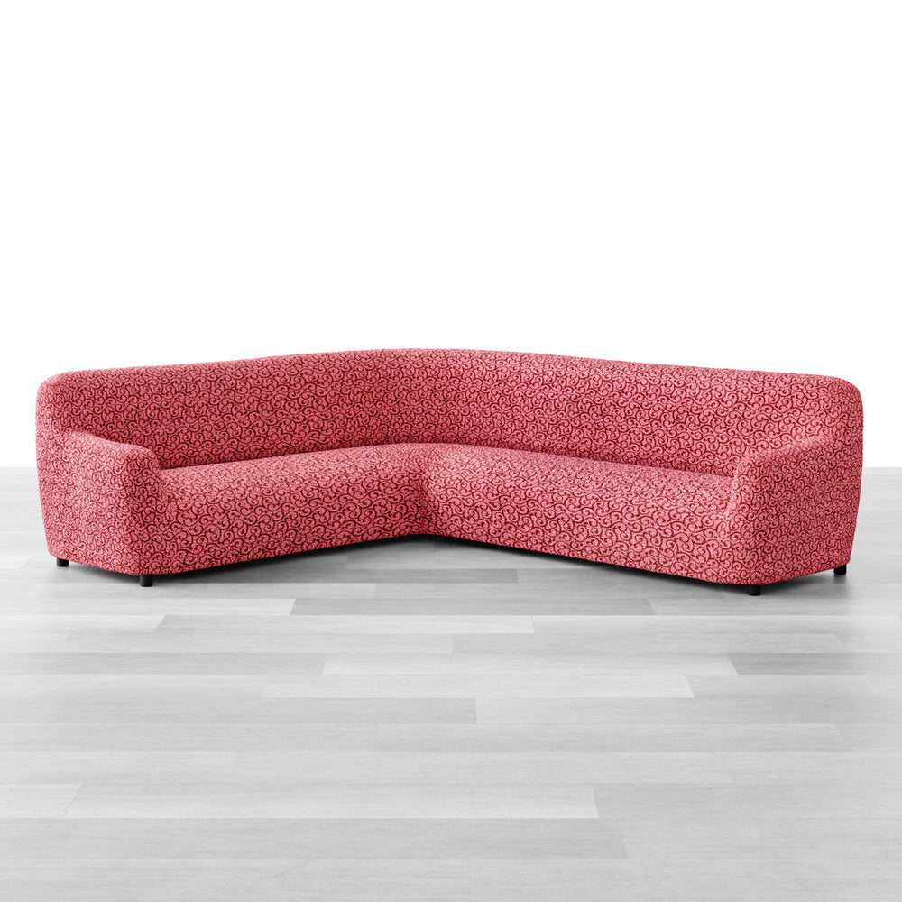 Printed Microfibra - Funda Sofa Esquinero Berry
