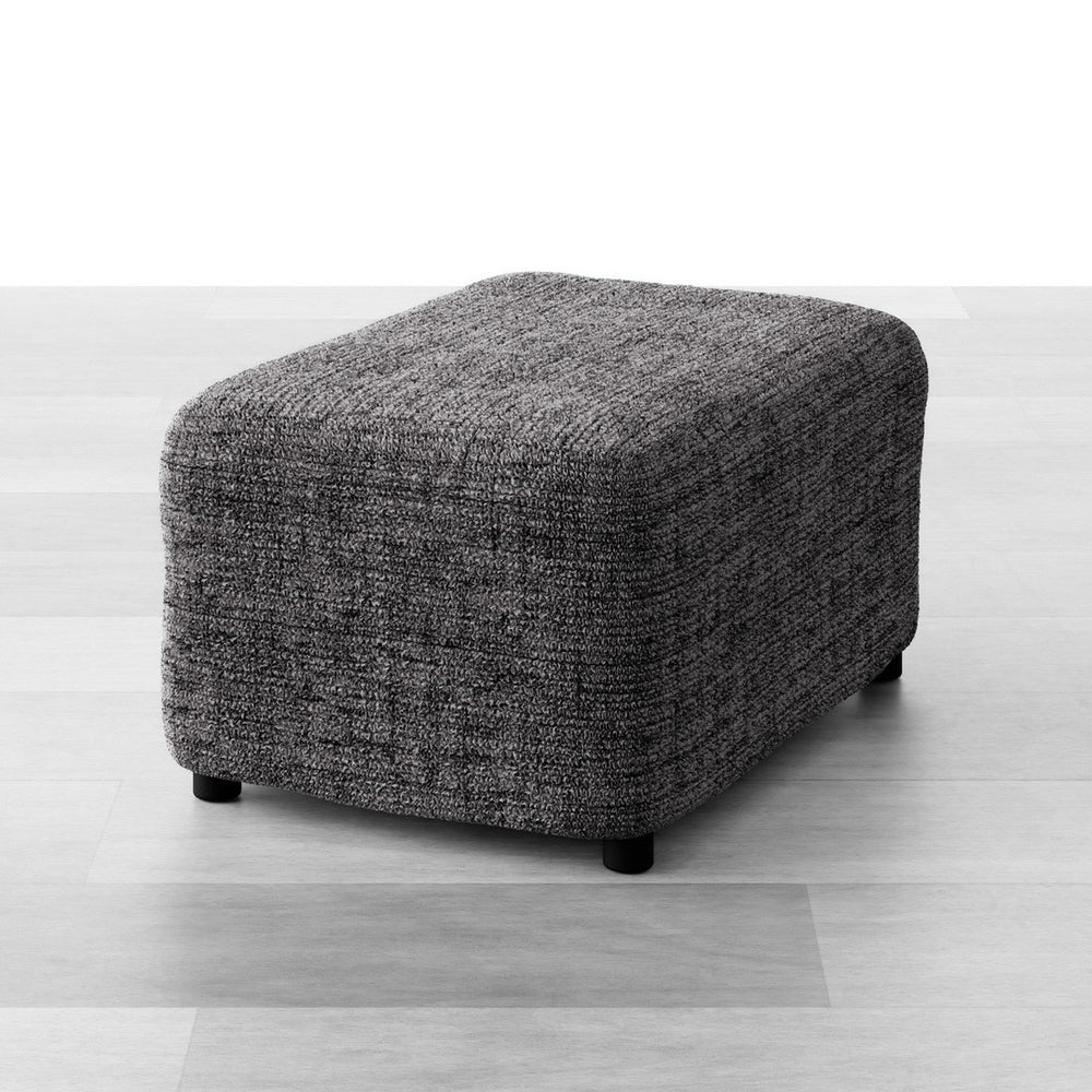 Printed Microfibra - Funda Ottomana Black Pepper