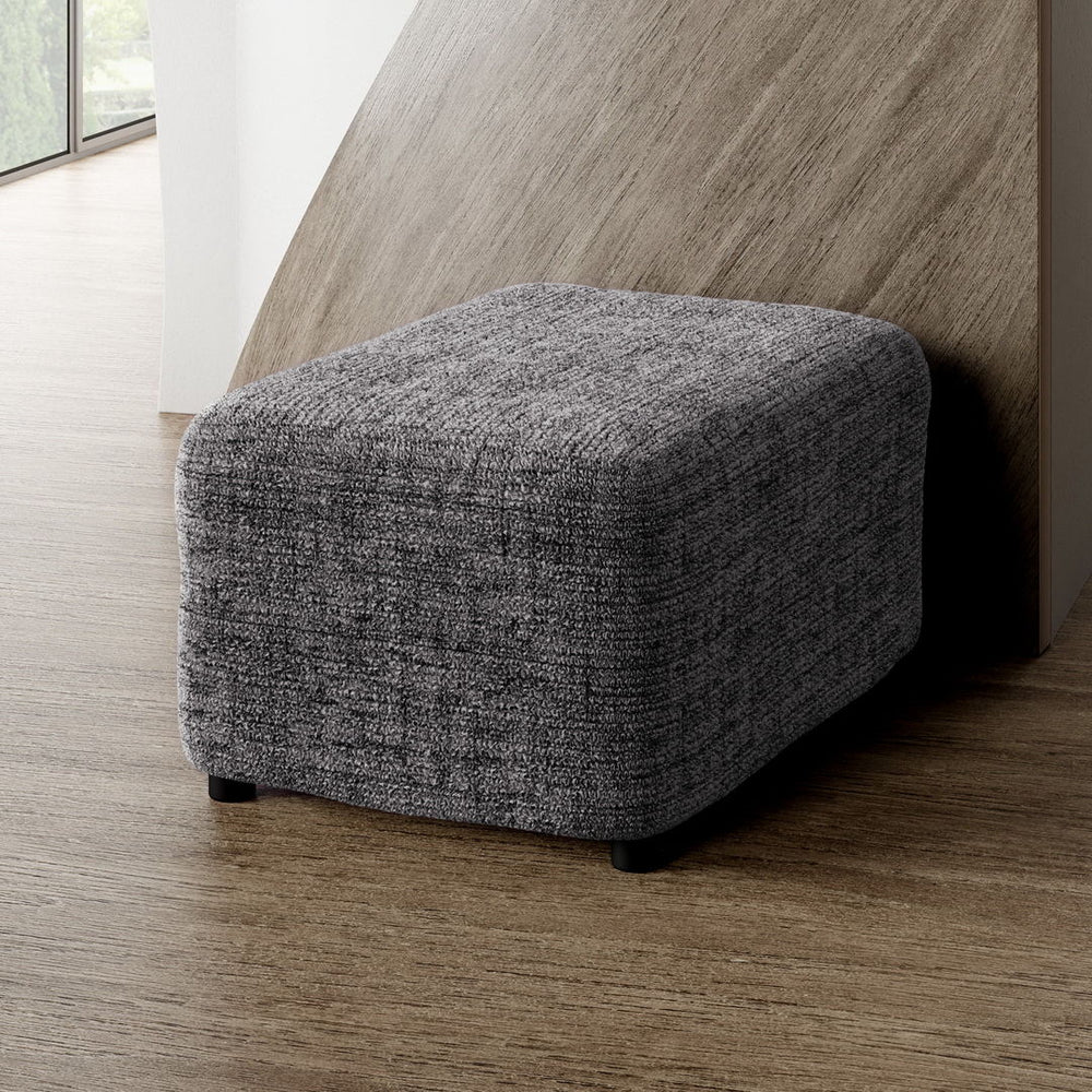 Printed Microfibra - Funda Ottomana Black Pepper