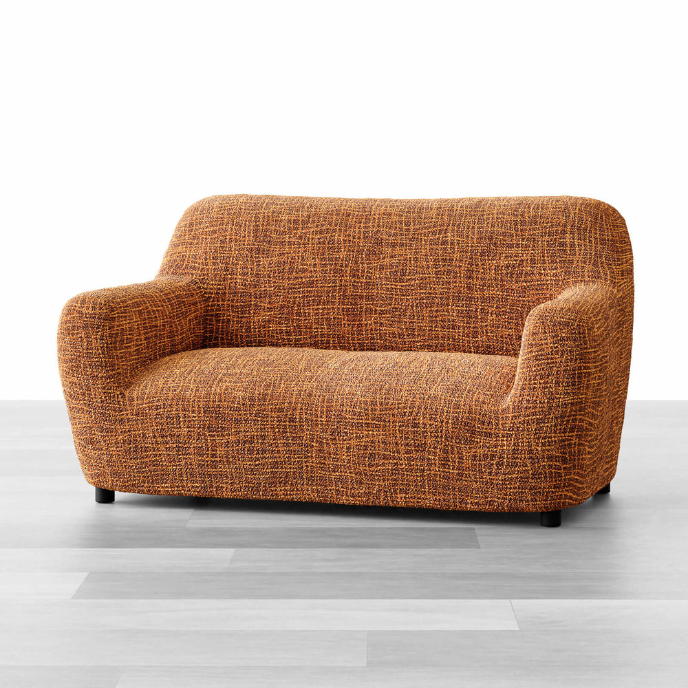 Printed Microfibra - Funda Sofa 2 cuerpos Bronze