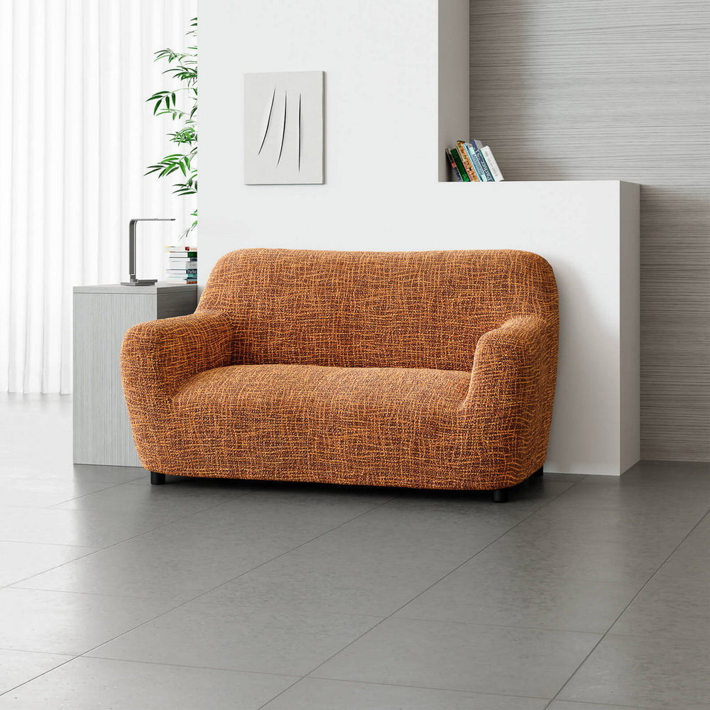 Printed Microfibra - Funda Sofa 2 cuerpos Bronze