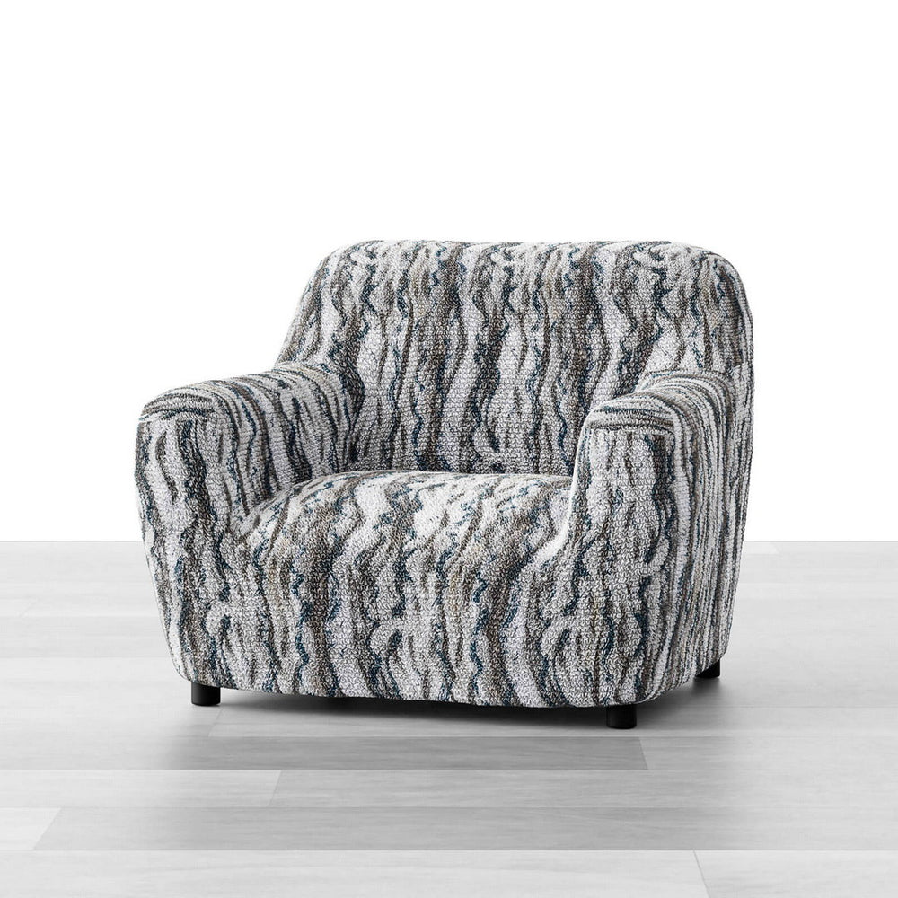 Printed Microfibra - Funda Sillon Marble