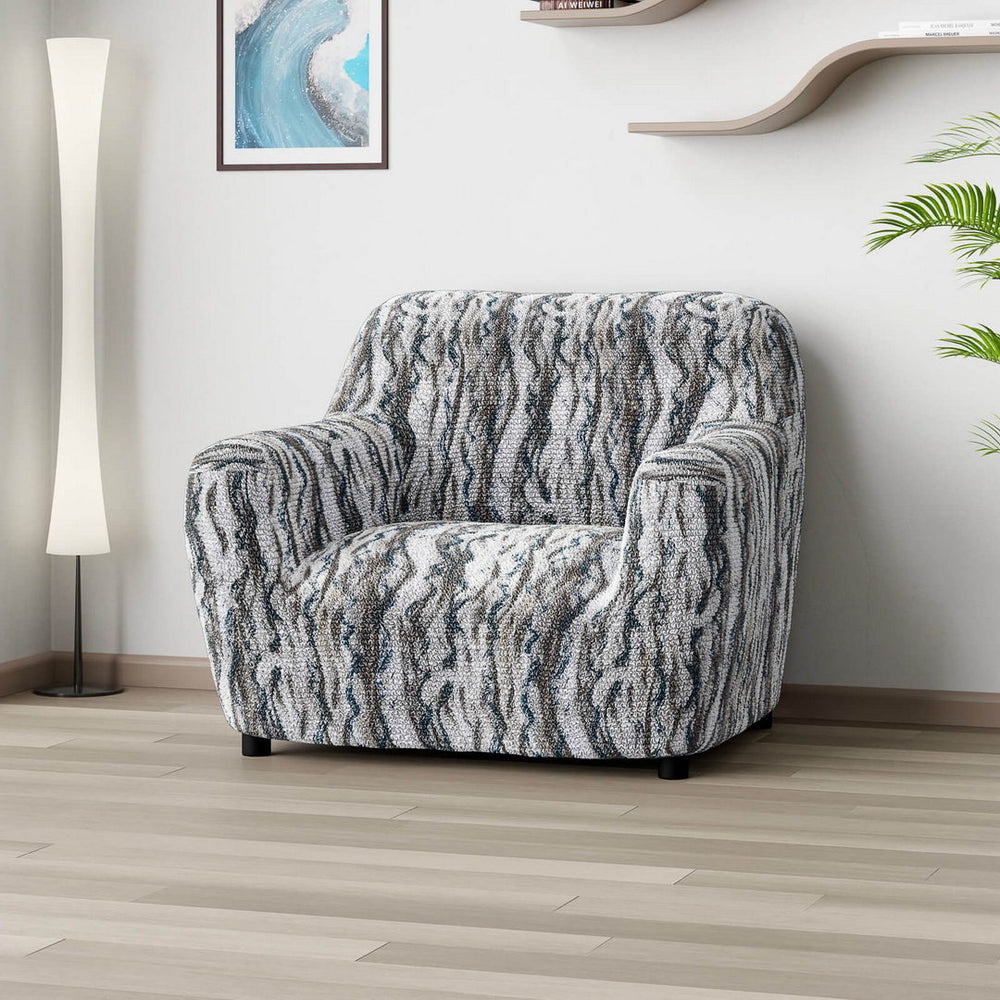 Printed Microfibra - Funda Sillon Marble