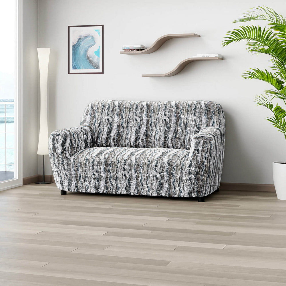 Printed Microfibra - Funda Sofa 2 cuerpos Marble