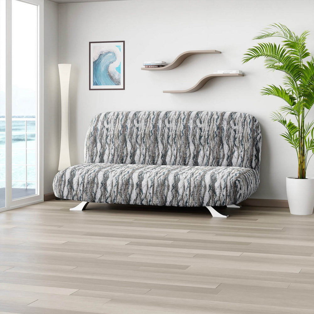 Printed Microfibra - Funda Futon Marble