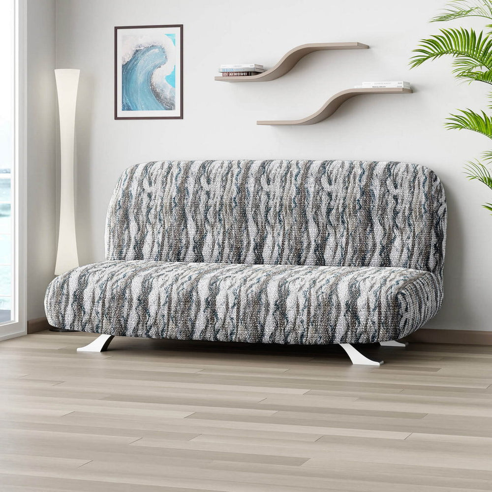 Printed Microfibra - Funda Futon Marble
